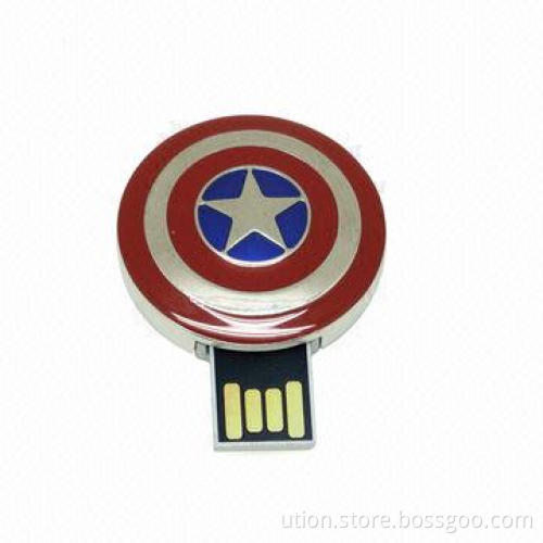 Customized USB Flash Drives with Up to 32GB Capacity, Free Design and Two-year Warranty